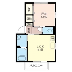 ラルジュ鎌倉Ⅲ 201号室