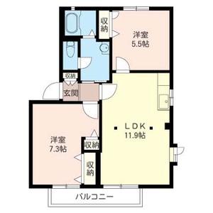 アムールマノワールＢ 101号室