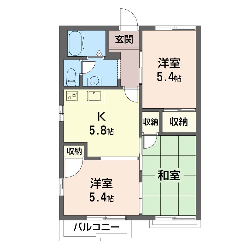 フラワーハイツ　Ｃ202-2