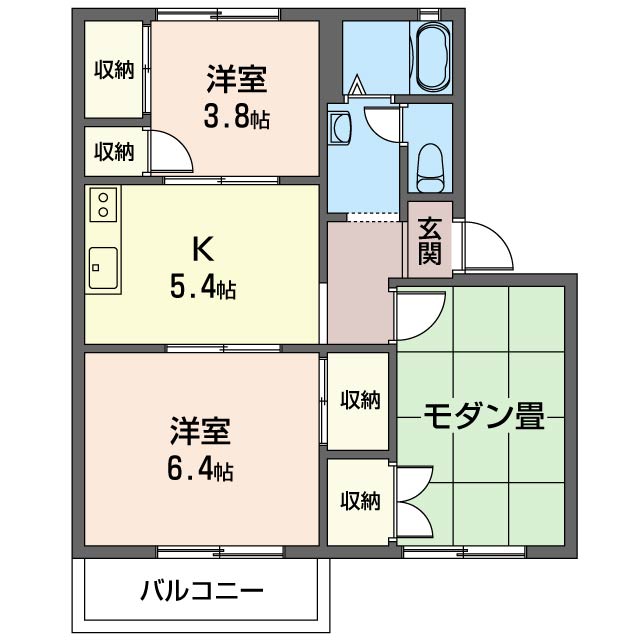コーポグリーン田辺202-2