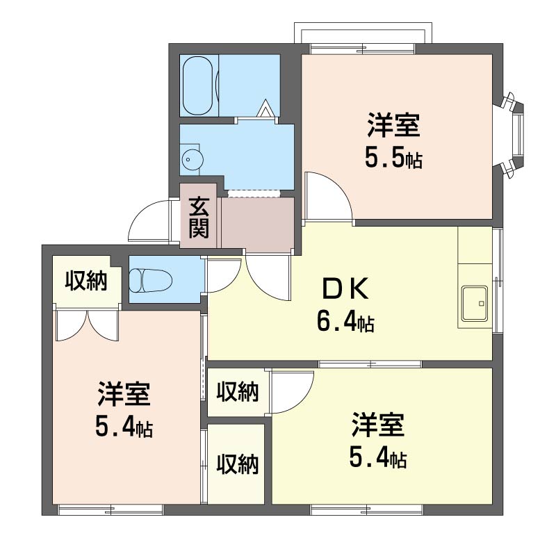 ルノア－ル横山 101号-2
