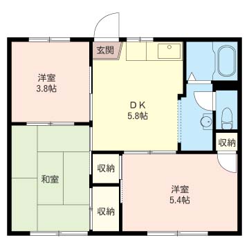 ハイツＡＳＵＫＡ　Ⅱ108-2