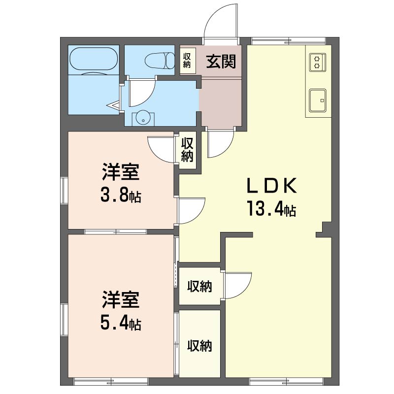 フラワ-コ-トクリハラ A 102号-16