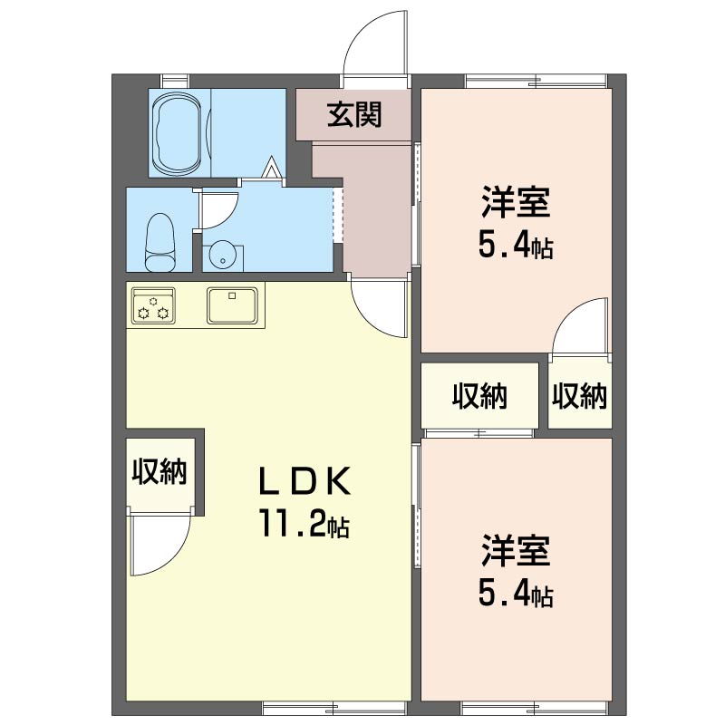 グリ－ンハイツ並木101-2