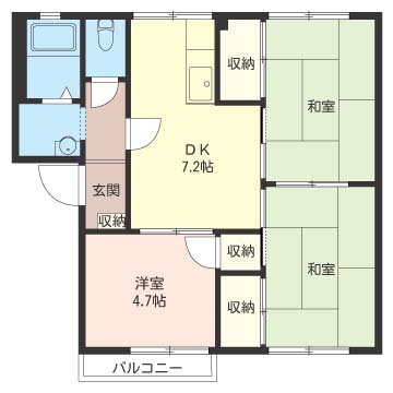 カルム福田 202号-3