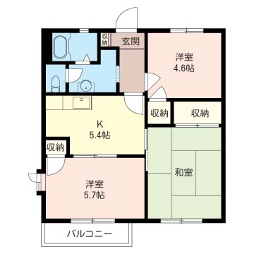 コ―ポKAZU 203号-5