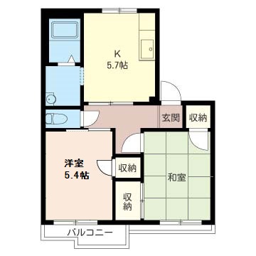 レオハイツ　Ｂ 201号-15