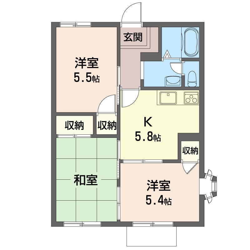 ニューキャスル上矢部　Ｃ棟 101号-13