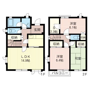 ベルエア梅ヶ丘 D 105号-13