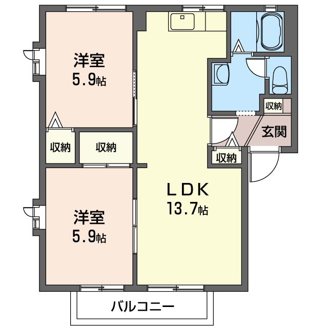ウィローズコート　Ａ 202号-14