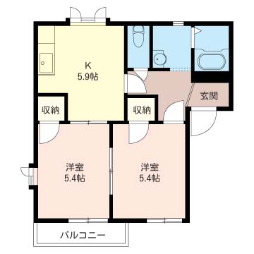 フラットたちばな 201号-13
