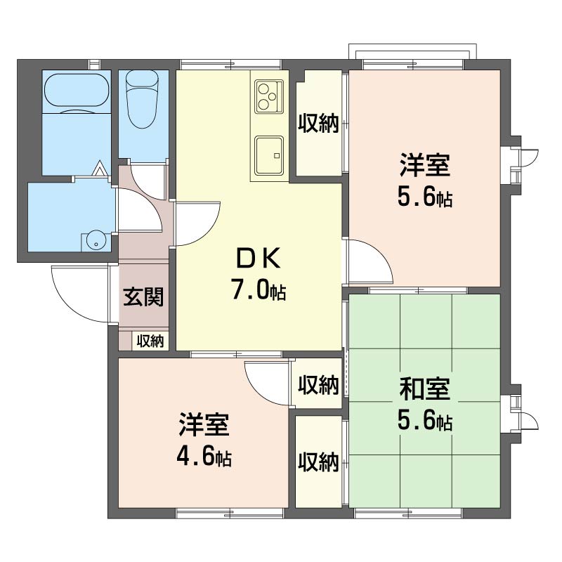コスモフラッツ　Ｂ103-2