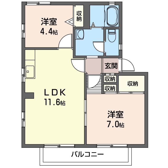 マリンサイド　Ｂ 202号-2