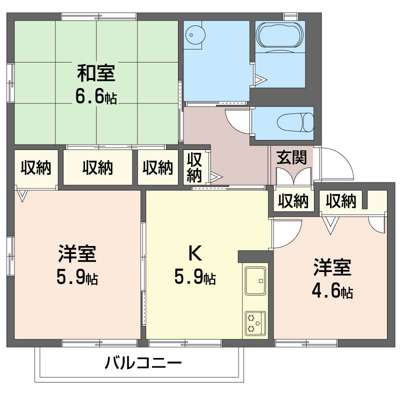 メゾンドエル　Ｅ202-2