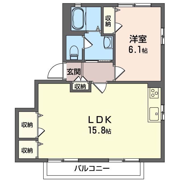 サニーハイツ駒ヶ橋 101号-16