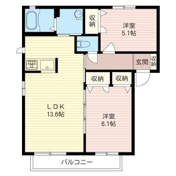 メゾンラフォーレ　Ａ201-2