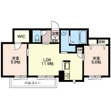 ルミウス港南台弐番館 102号-16