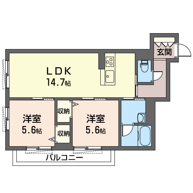 サニーガーデン　Ⅱ 102号-16