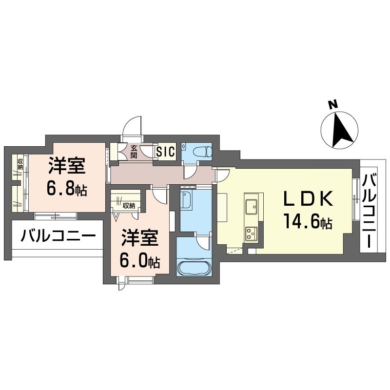 シャーメゾン戸塚 206号-14