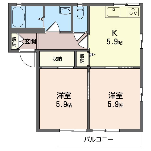 ルミエール城山 102号-16