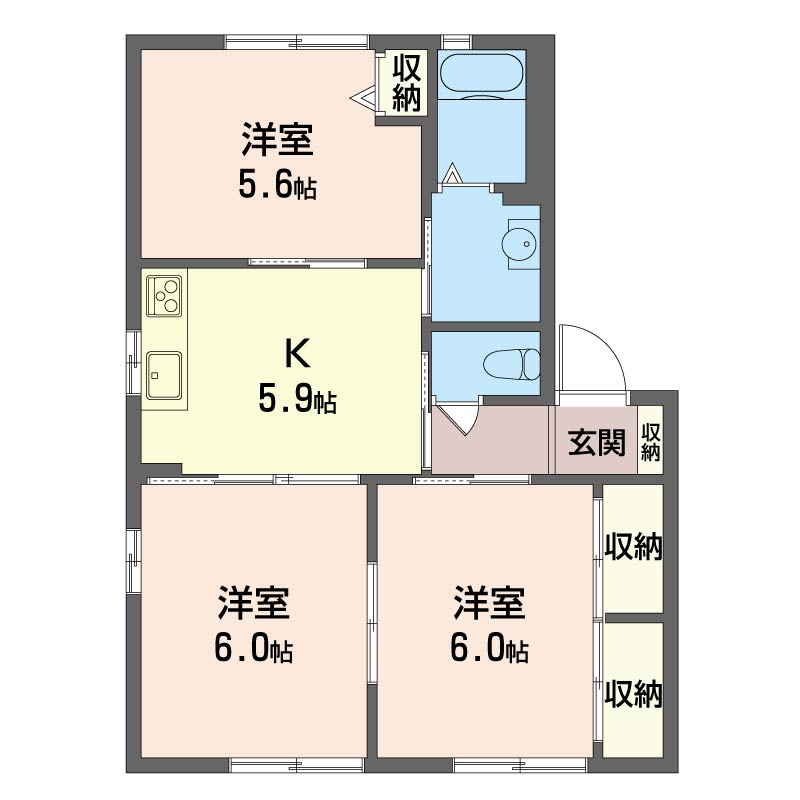 バリュージュ城山二番館102-2