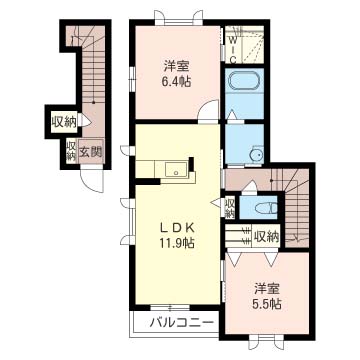プラージュ 201号-4