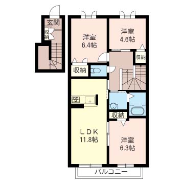 グランドソレイユ湘南　Ⅱ 202号-13