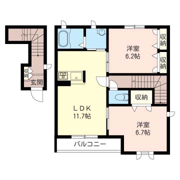 イーストガーデン　Ⅱ 202号-13