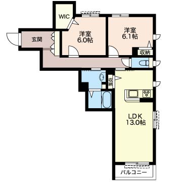 エクラシエ茅ヶ崎202-2
