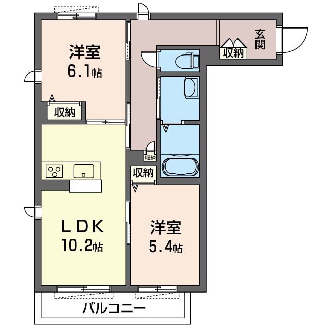 ラシュエットＢ 203号-2