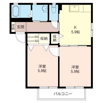 オレンジコートＢ202-2