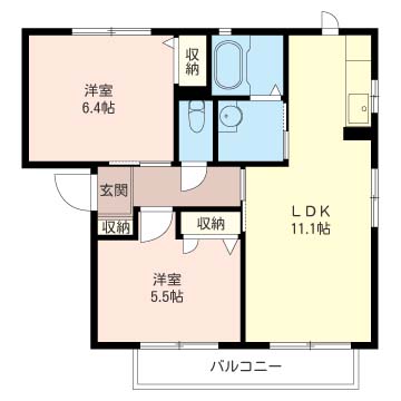 ソレイユ浜田　弐番館 202号-16