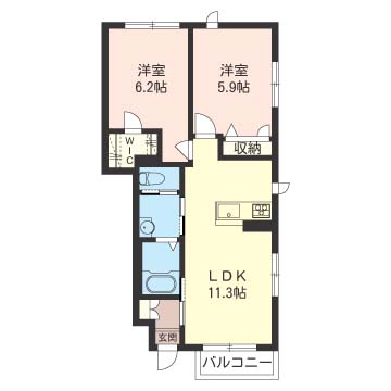 メゾンヴァンベ－ル参番館101-2