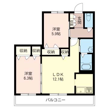 ソレイユ湘南　Ｇ 302号-15