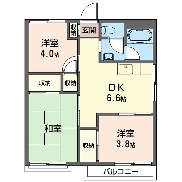 サンコーポ森 201号-16