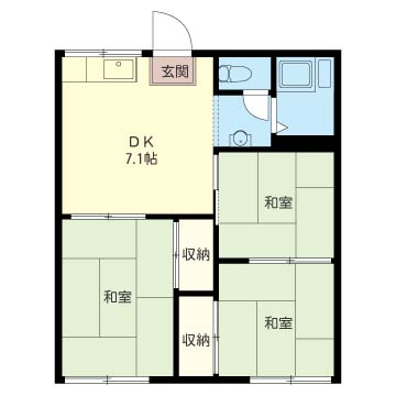 南山ハイツ A 102号-12