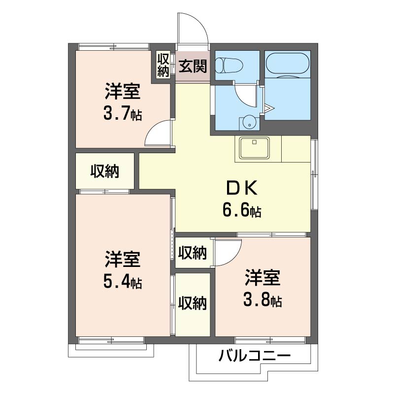第三斉田ハイツ201-2