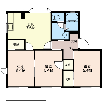 セゾンコスモス　Ⅰ 102号-13