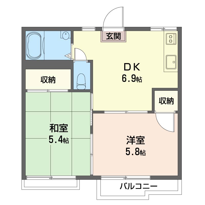 フラットＭ　Ａ203-2