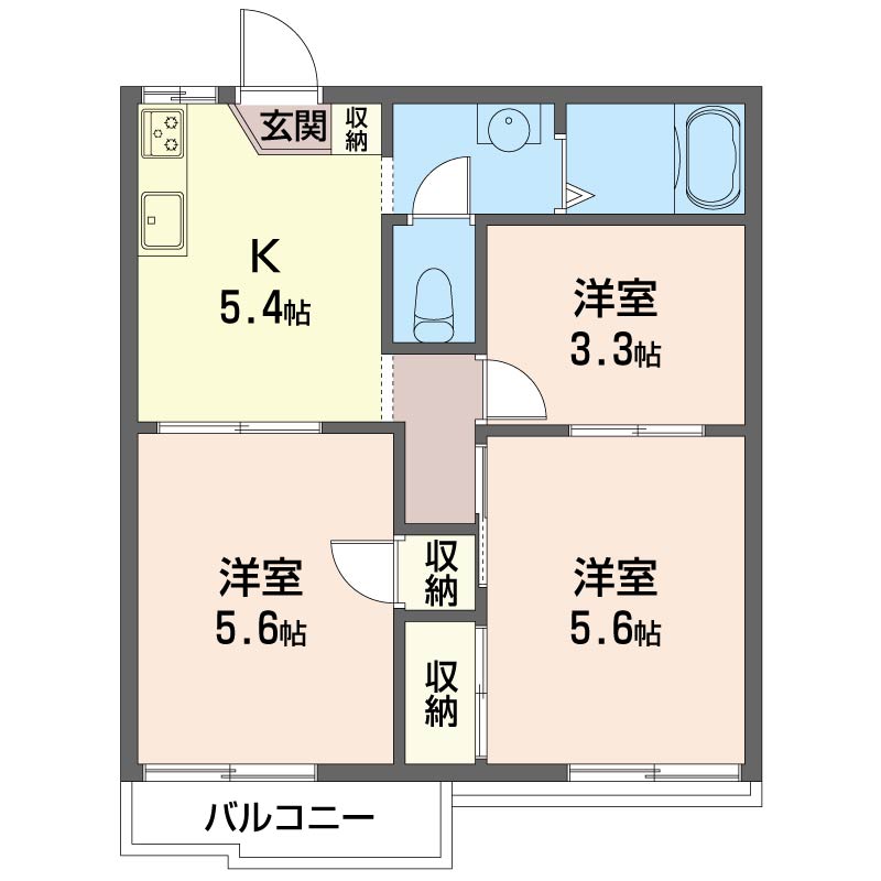 メゾン南台　Ｂ 102号-15