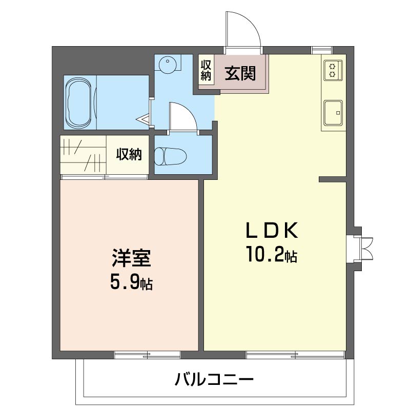 パ－クサイド富士見 201号-2