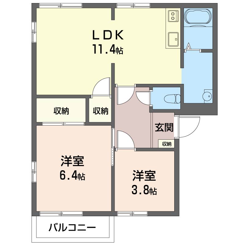 ライブリーハウス弐番館201-2