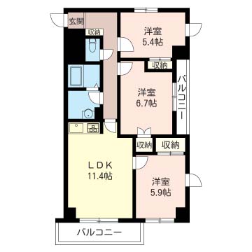 ヴェルドミール宮崎台 101号-11