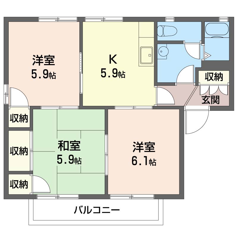 ディアコート　Ａ 101号-15