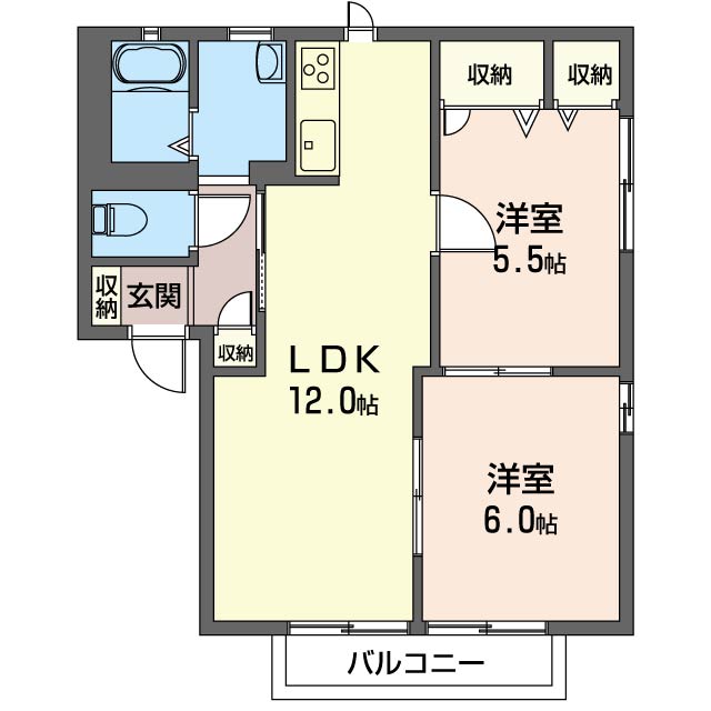 クレールメゾン　Ａ 101号-13