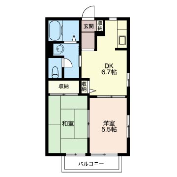 ヴューテラス A 201号-13