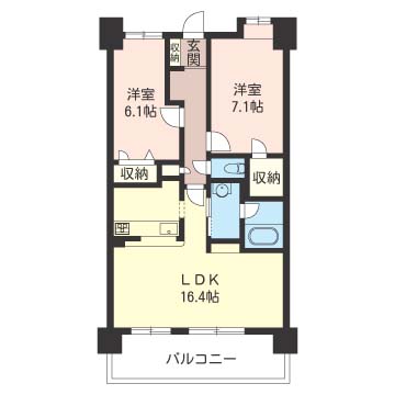 ウエストヴァレィー壱番館 302号-16