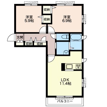有限会社　ルックスホームズ　Ｈ棟 101号-16