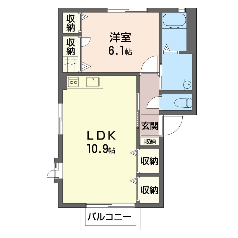 コーポキシュウ第２201-2