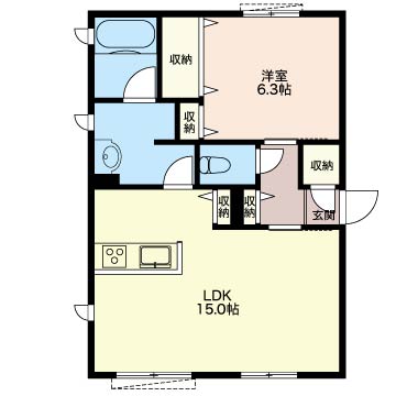 ラ・フォンテーヌ 101号-5